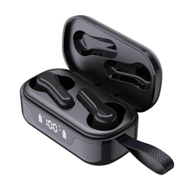 China In-ear One Stage Pairing Black White Wireless BT 5.0 Bluetooth Headset Earphone for sale