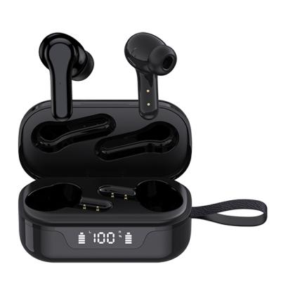 China LED Digital Display TWS Earbuds Auto Pairing Wireless Waterproof Earphone IPX-5 Bluetooth Headphones With Microphone for sale