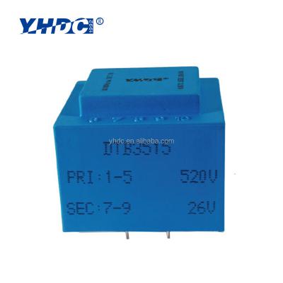 China Primary Power Voltage 110V 220V 230V Single Phase Encapsulated PCB Rack Transformer for sale