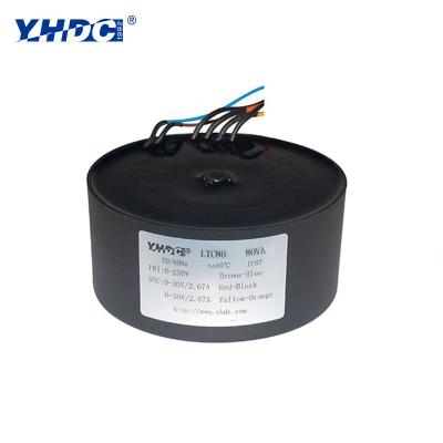 China LTC15 AUDIO isolation transformer vacuun glue encapsulated cable outlet toroidal audio transformer for sale