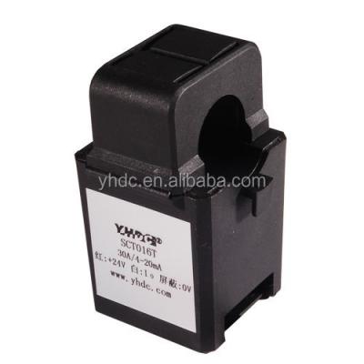 China AC Current Transducer 4-20mA Current DC Output Split Core Current Transducer for sale