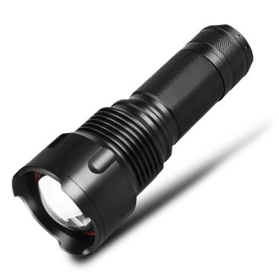 China Wholesale Outdoor Used Aluminum Beam Long Distance Rechargeable 10watt Led Flashlight From Emergency Manufacturer Wholesale Outdoor Used for sale