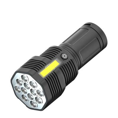 China Emergency Factory 1000 Lumen Flashlight 12 LED Water Resistant Handheld Camping Torch Light Adjustable Tactical Flashlights for sale