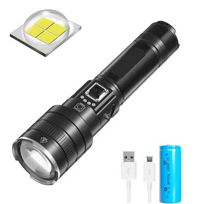 China Wholesale High Power XHP70 2000 Lumens LED Torch Camping Flashlights Waterproof Rechargeable Camping Camp Lamp Light Torch Flashlight for sale