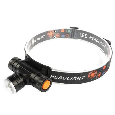 China Hot Selling 10W Powerful Backup Factory Bottom Led USB Rechargeable High Power Single Head Zoom Led Headlight for sale