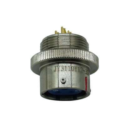 China Femal MS3110Y12-3SN JY YB MIL-C-26482 plug military circular industrial connector current 13A bayonet electrical outlet 500 times 3pin connector for sale