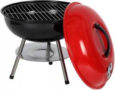 China Adjustable Height Apple Shape Grill , Portable Charcoal Barbecue Grill Outdoor BBQ Grill for sale