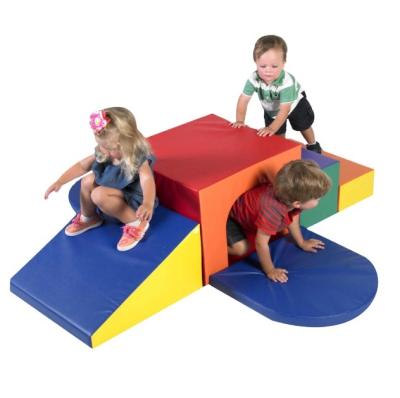 China PVC+foam best sell corner colossus soft pvc equipment play climber children's factory playtime island for sale