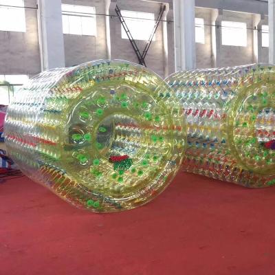 China Over 3 Years Large Best Quality PVC Material Water Ball Roller Tube Inflatable Water Walking Game for sale