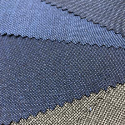 China Anti pill wool fabric in stock ready for mens suit 30%wool in worsted merino in china factory for sale