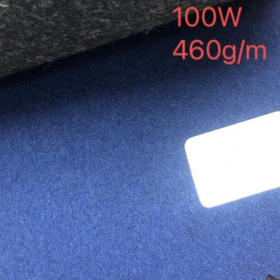 China Pill anti sea blue woolen fabric in stock ready for men and women coat woolen clothing for sale