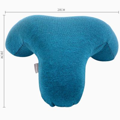 China Anti-Static Power Orthopedic Head Folding Ergonomic Memory Foam Headrest Neck Support Rest Nap Travel Pillow For Traveling Camping for sale