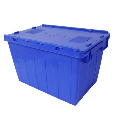 China Solid transport box Customized lockable stackable crate Euro container packing plastic45L 50L60L storage for sale