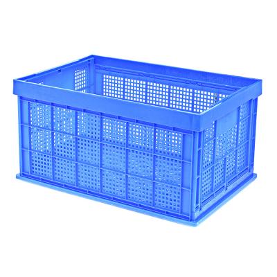 China Collapsible transport safety box Plastic Materials Storage Mesh container moving box largeperforated20L45L50L 65LPlastic for sale