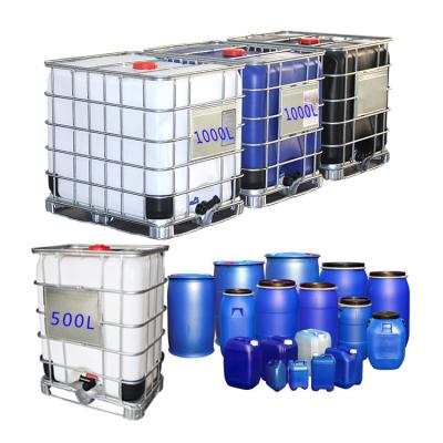 China Building Material Shops Top Quality Plastic Stackable Mobile Liquid Storage Tank Industrial IBC Tank 1000L for sale