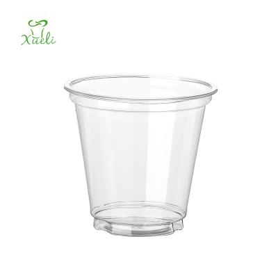 China High quality hot sale high quality TEA milk/juice/beer /beer Disposable PET cup 5oz PET cup take away disposable plastic cup for sale