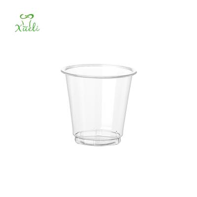 China 2021 European Wholesale PET Disposable Round 60ML 3OZ Cups Plastic Disposable Pet Cups Eco-friendly for sale