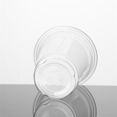 China Wholesale 100% Child Safe 95mm Biodegradable Plastic Champagne Ice Cup With Lids Printing Custom Biodegradable Wine Cup for sale