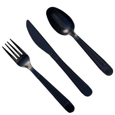 China Disposable Removal Plastic Utensil Set Disposable Utensil Set PP Plastic Cutlery Set Knife Fork Spoon for sale