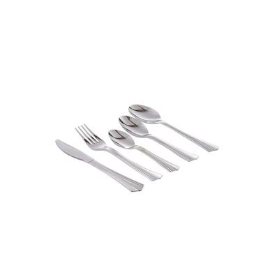 China Eco-Friendly Disposable Plastic Travel Knife Fork Spoon Camping Plastic Cutlery Set Disposable for sale