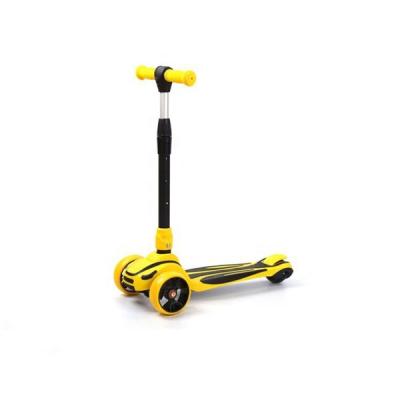 China Hot Selling PU Foldable Electric Scooters Aluminum + PP+ Nylon Three Wheels For Kids for sale