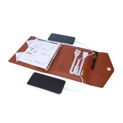 China Multi-Functional Folder Diary Folder Multi-Function Folder Notebook Leather Travel A5 Size Hardcover Business PU Planner PU Planner Office Supplies for sale