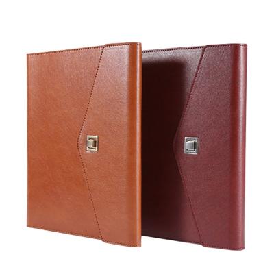 China High Quality Phone Pocket OEM Diary Notebook Gift A5 Powerbank Notepad With Lock Power Bank Notebook for sale