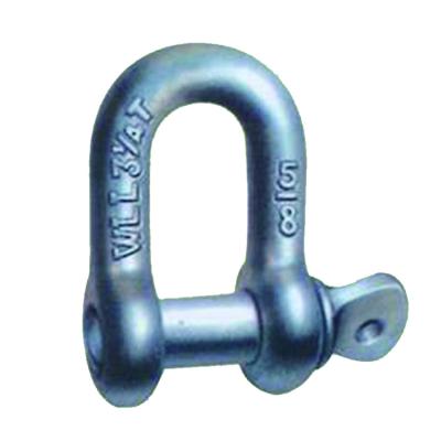 China Diameter Type Shackle D Type 304 Stainless Steel USA 3/4 Stainless Shackle for sale