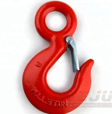 China Steel Type Crane Hook Crane Hook Clamp Eye Latch Type Crane Hook for sale