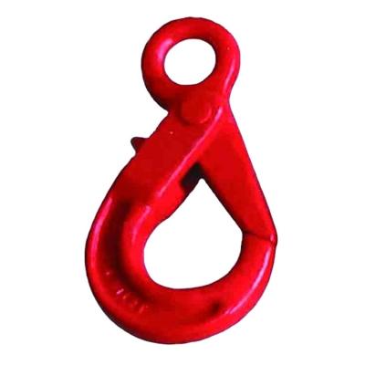 China Heavy Industry Self Lock Eye Hook Fixture For 13 Mm Chain 5.4T Self Lock Eye Hook for sale