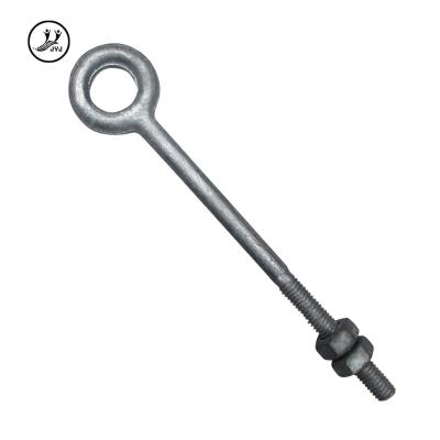 China Automotive Industry Hot Dip Galvanized Drop Forged US Type G291 Lifting Long Eye Bolt for sale