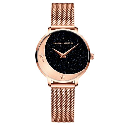 China Top brand non-specific luxury waterproof women's fashion ladies wrist bracelet mesh strap watch for sale