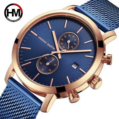 China Custom designer moq designer fashion brand chronograph hand luxury waterproof china chronograph quartz watch low dial for sale