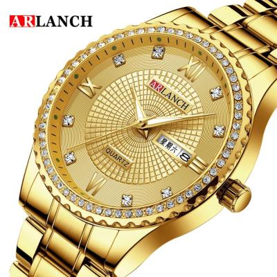 China Wholesale Luxury Hand Feature Stainless Steel Chronograph Water Resistant OEM Logo Man Business Waterproof Custom Watch for sale