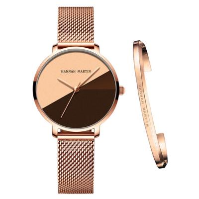 China DIVER manufacturer trend design quartz stainless steel case back ladies waterproof for girls women watch band for sale