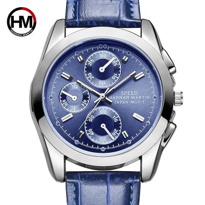 China HM-BN01 Brand Men's Quartz Non-Specific Luxury Watches Leather Casual Wristwatches For Man Sport for sale