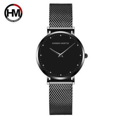 China Hannah Martin New Design Women Watch Stainless Steel Rose Gold Quartz Waterproof Ladies Non-specific Gifts MD36 for sale