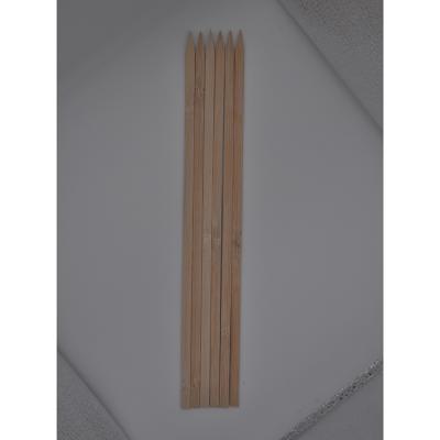 China Large Heat Resistance Environment Friendly Barbecue Bamboo Flat Stick Skewer For Party Barbecue for sale