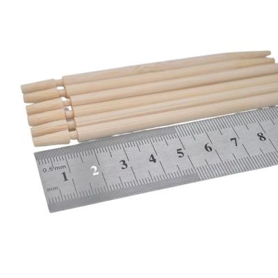 China Disposable Barbecue Skewer Heat Resistance Pure Natural Bamboo BBQ Label Stick 10cm for sale