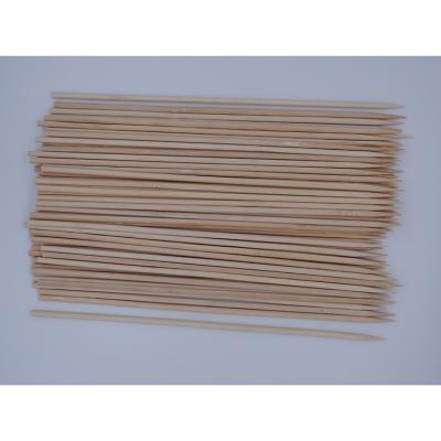 China Heat Resistance Wholesale Eco-frlendly 9inc Thin Bamboo Skewer Stick for sale