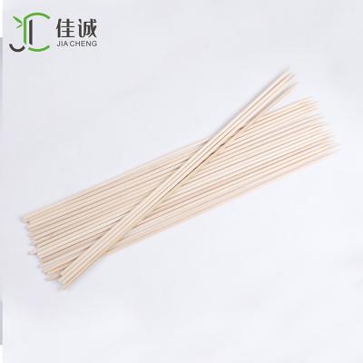 China Heat Resistance Food Grade Disposable Round Barbecue Skewer Bamboo Stick for sale