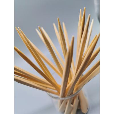 China Thermal Resistance Food Grade 100% Natural BBQ Grill Bamboo Stick Skewer for sale