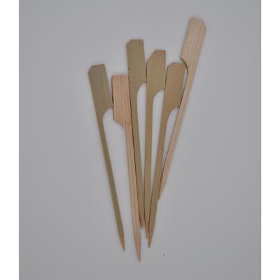 China Thermal Resistance Eco-frlendly Pure Natural Bamboo Barbecue 15cm Teppo Stick Skewer for sale