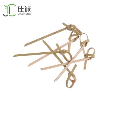 China Heat Resistance Custom Logo Party Layout Bamboo Knot Cocktail Cocktail Picks On Sale for sale