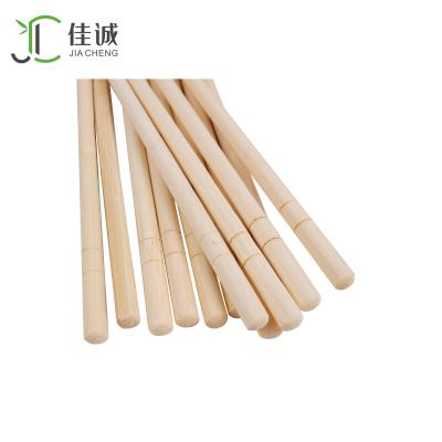 China Disposable custom one off disposable round chopstick for theft for sale