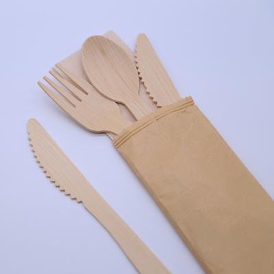 China Eco-friendly green biodegradable bamboo hotel restaurant home modern sale knife fork spoon cutlery set for sale