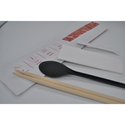 China 2021 Hotel Restaurant Home Tableware Takeaway Disposable Chopstick Cutlery Set Bamboo for sale