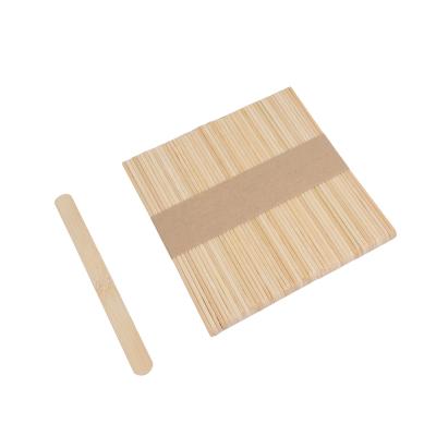 China Sustainable Factory Custom Biodegradable Direct Bamboo Ice Cream Popsicle Sticks for sale