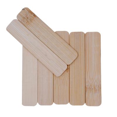 China Durable Straight And Smooth Surface Custom Bulk Ice Cream Popsicle Jumbo Bamboo Stick for sale