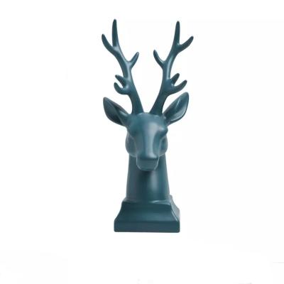 China High Quality European White Deer Home Decoration Europe Style Ceramic Crafts for sale